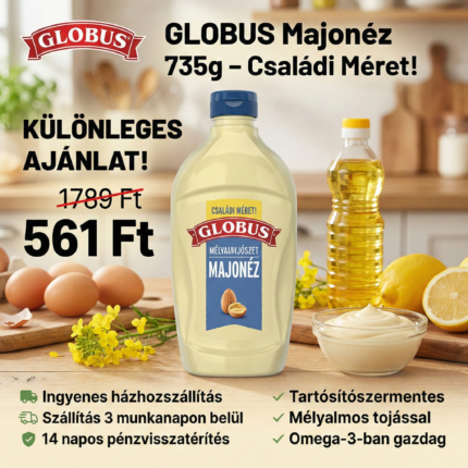 Majonéz GLOBUS 735 g